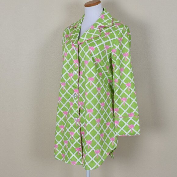 Toss Designs Nightshirt Palm Print NEW S - Picture 2 of 8